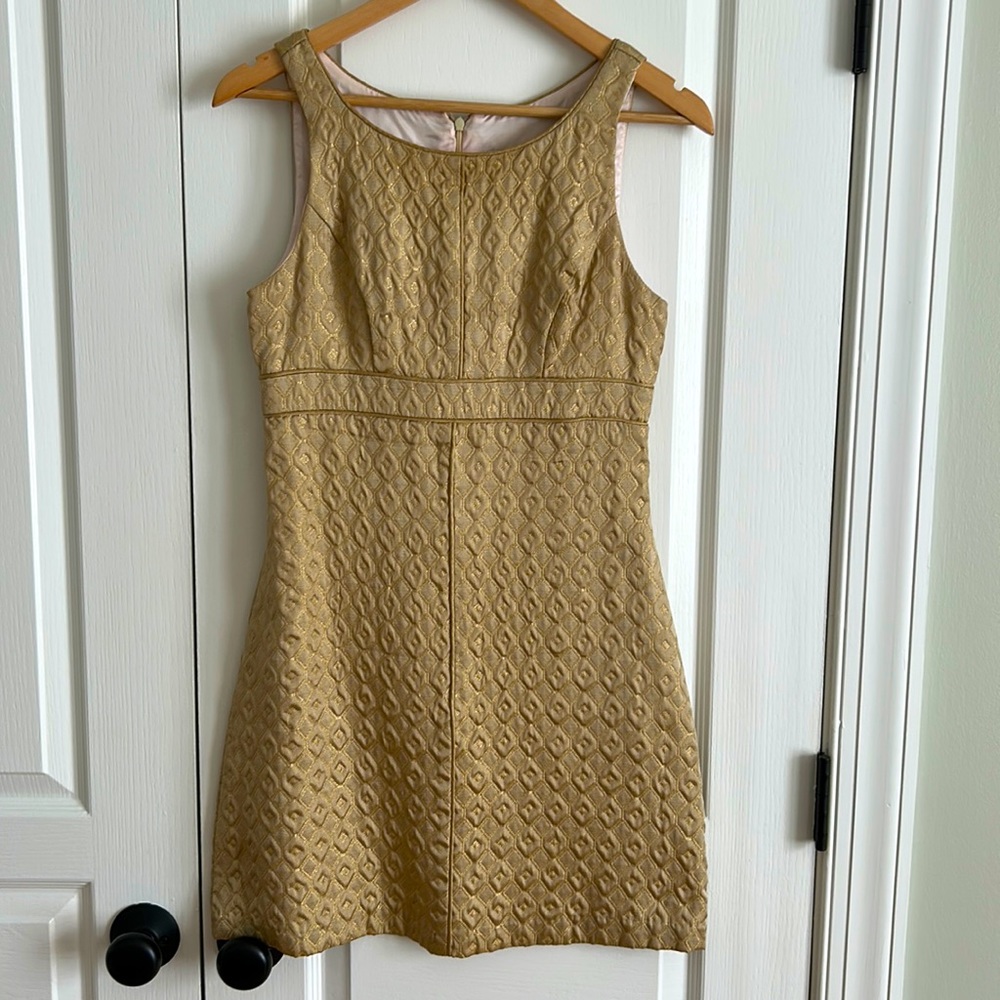 Dolce and Gabanna made in Italy brocade sleeveless dress